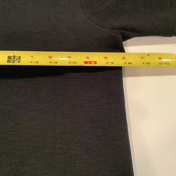 eri + ali Black Pullover Blouse Top Size Small Tiered Ruffle Bell Sleeves - Picture 6 of 10